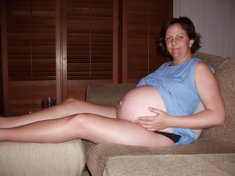 Japanese pregnant wife with huge photo