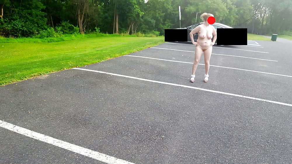 Parking lot naked