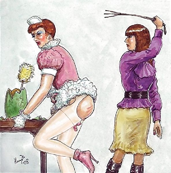 Trans spanking