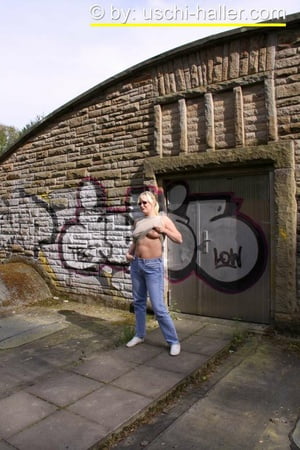 blonde cum slut dany sun fucking outdoor         