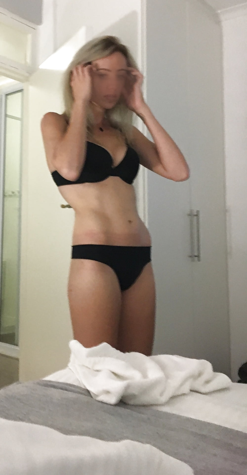 Sex My teen slut in black underwear image