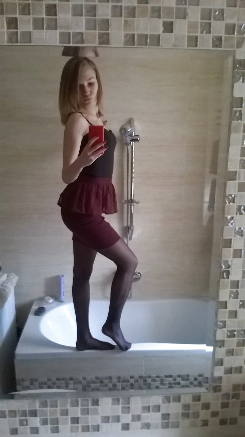 Sex Polish amateur in pantyhose image