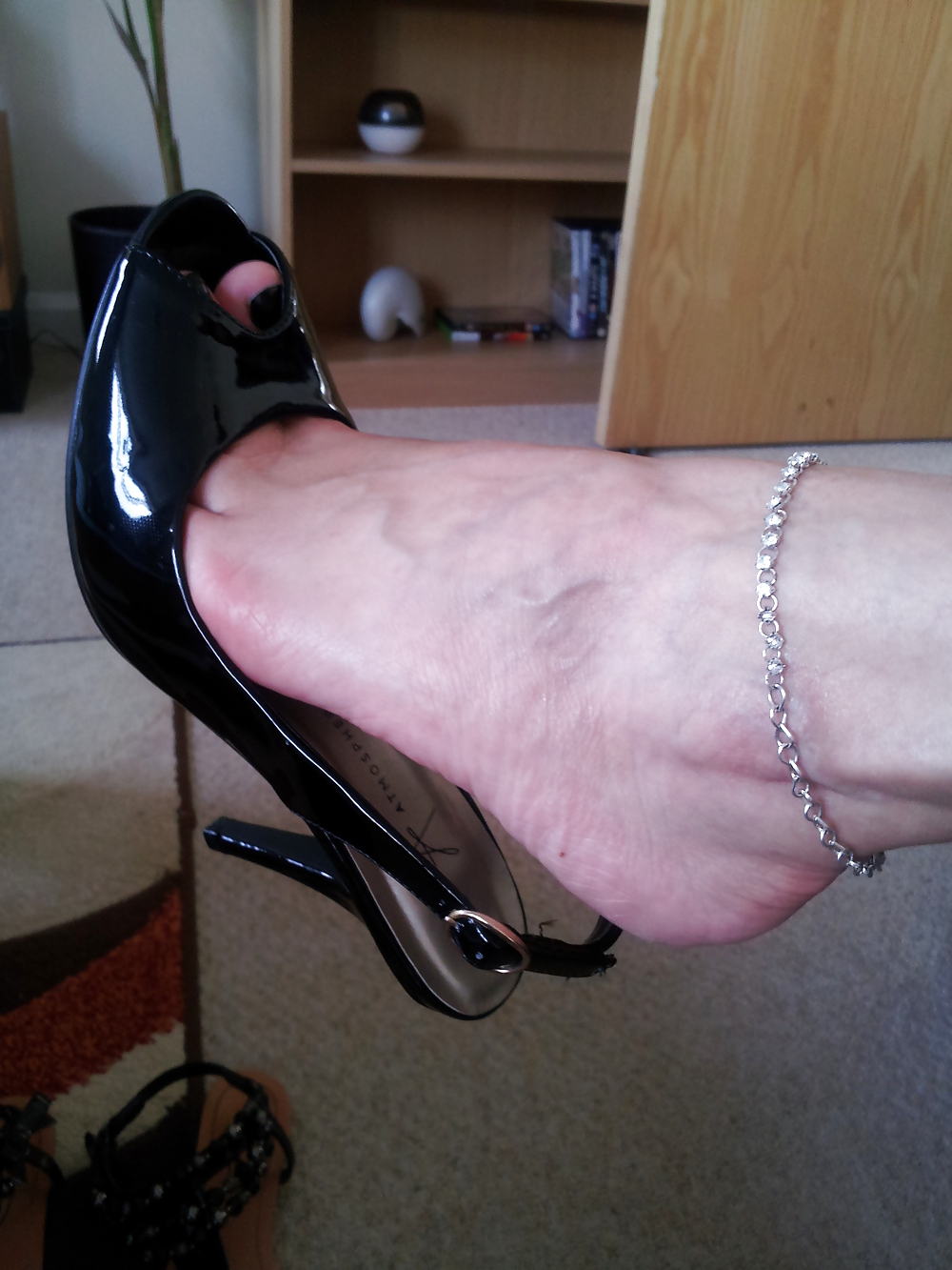Sex my sexy new peep toe shoes off my man image