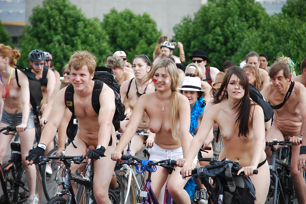 Sex Naked bike girls. image