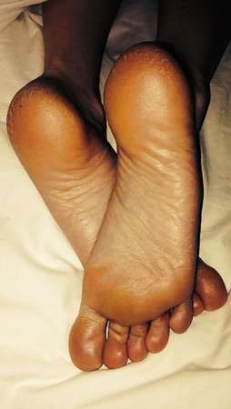 Wife's feet at 5 am