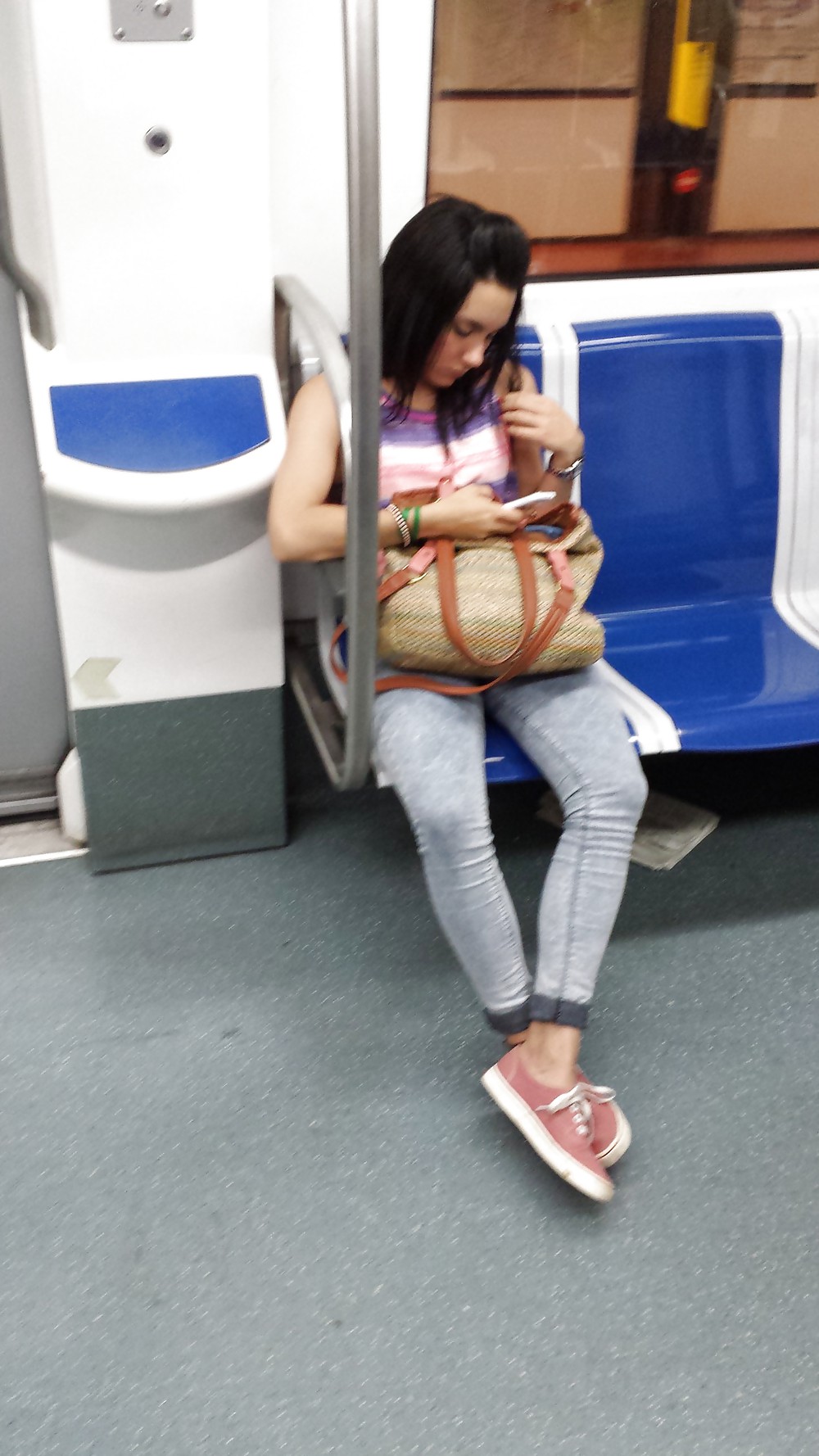 Sex Voyeur in Barcelona metro image