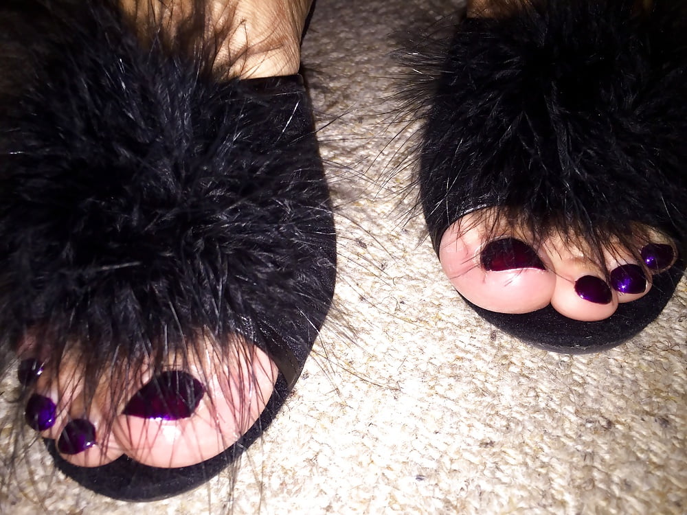 Sex Got me sum new fluffy slippers image