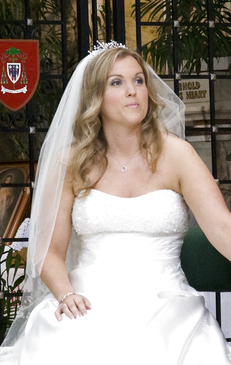 Sex Lady in wedding dress image