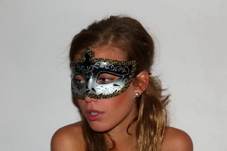 sexy girl with mask         