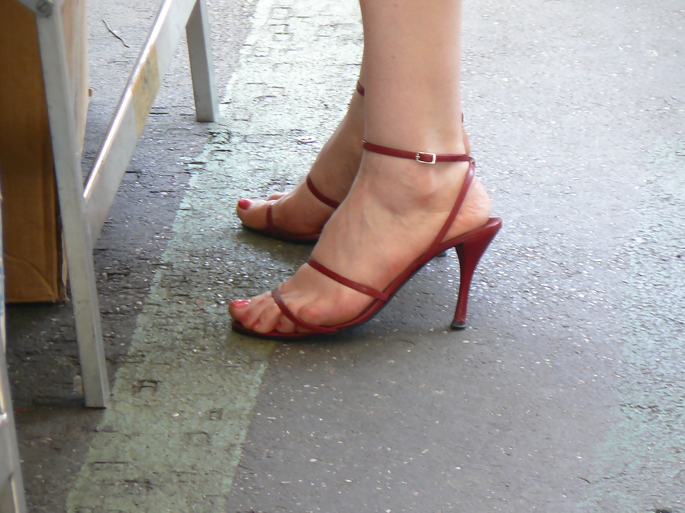 Sex Feet and heels on the street 2 image