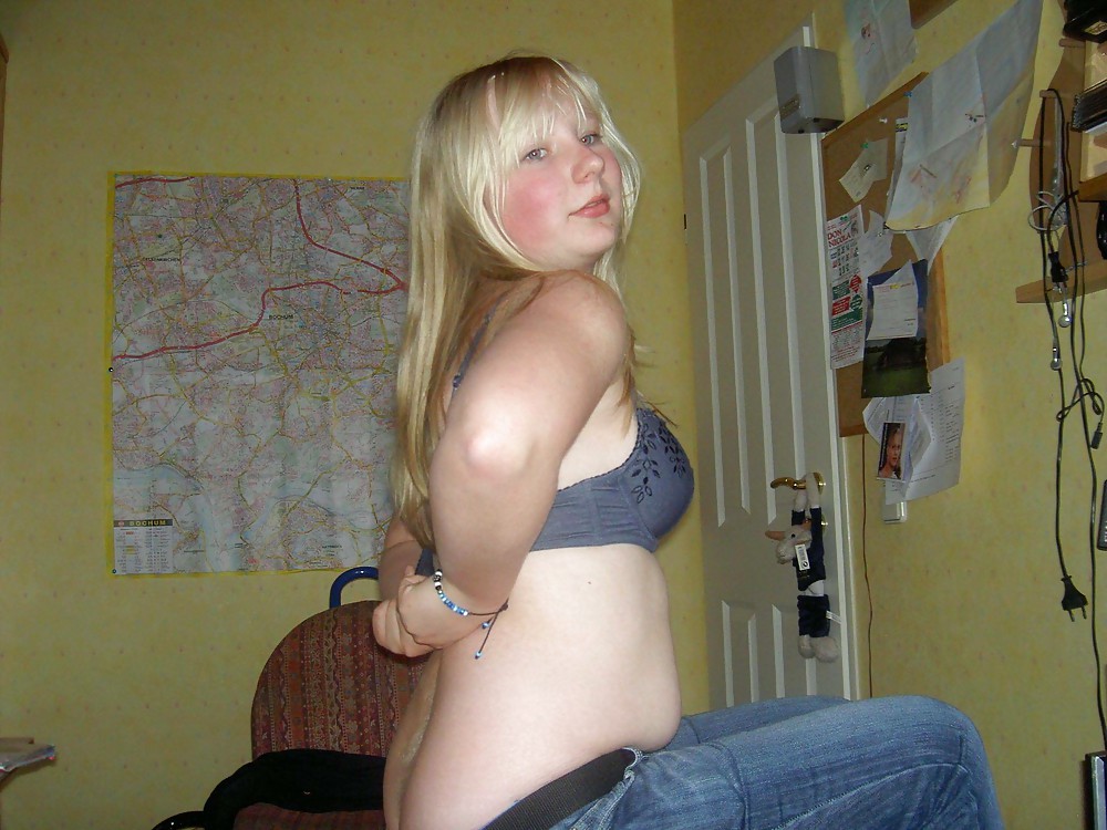 Sex Chubby Blonde Teen Slut image
