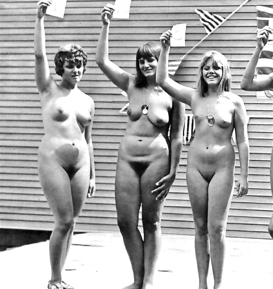 Vintage nude beauty pageant.