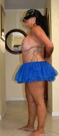 fuck toy in fantasy fest tutu         