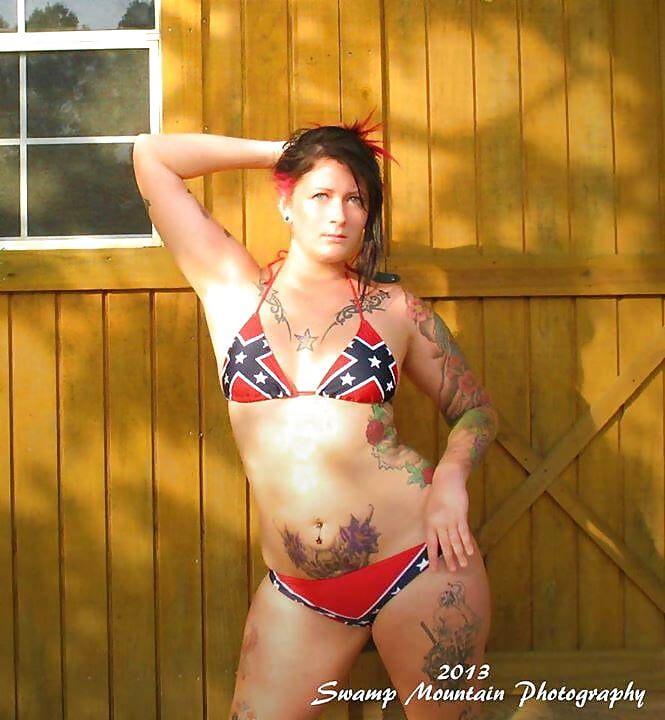 Girls In Confederate Bikinis