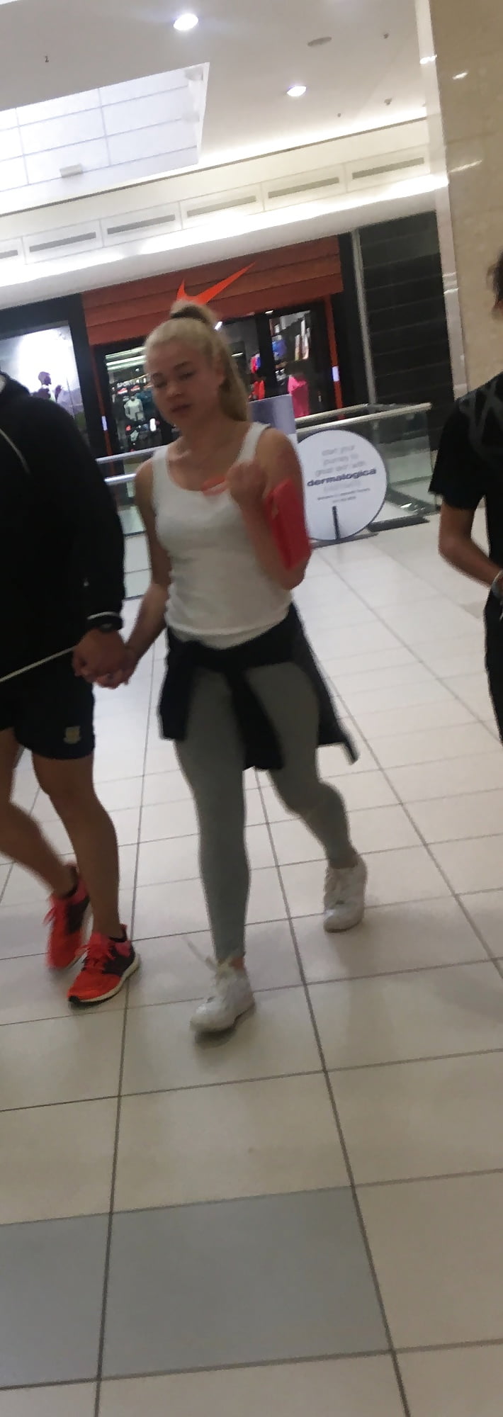 Sex Lovely gym teen slut at the mall image