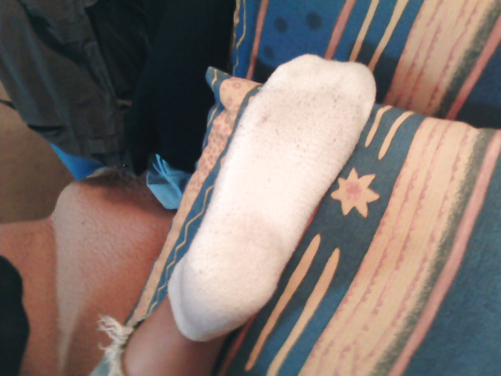 Sex Goddess Feet Candid 2 in white socks (old) image