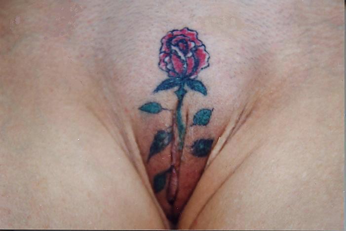 Pussy tattoos.