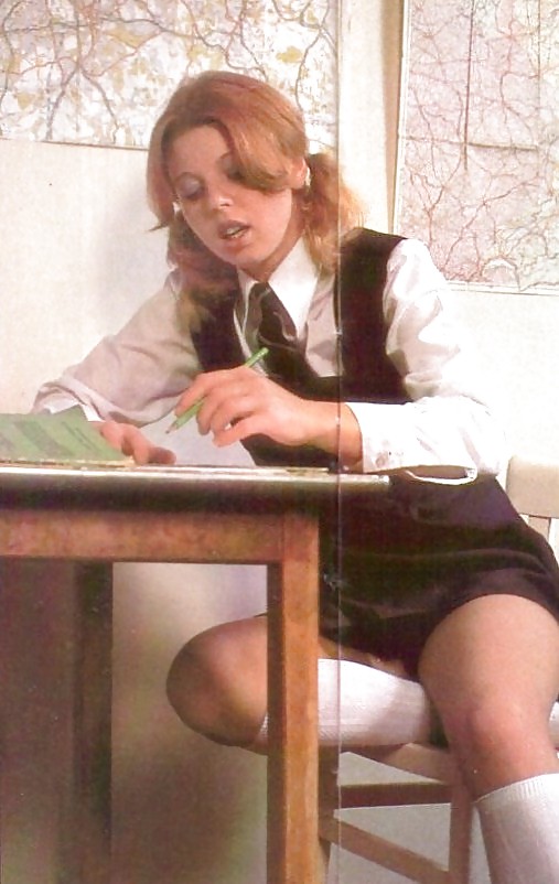 Sex retro school uniform slut wife image