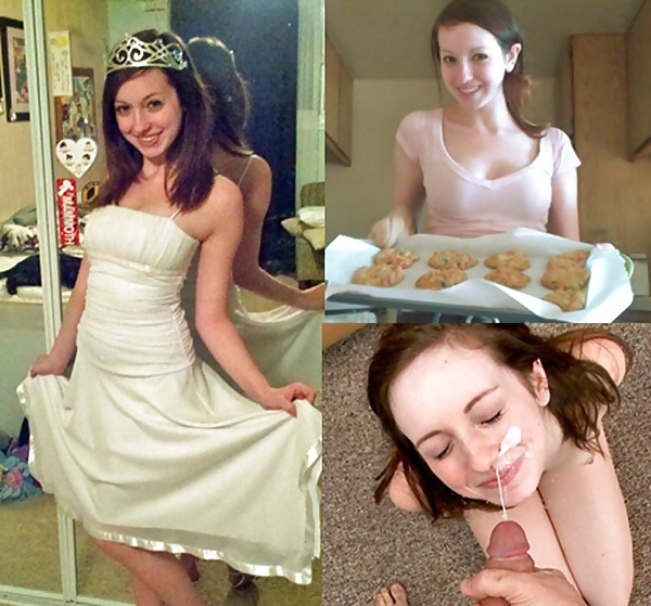 Sex Real Amateur Brides Dressed Undressed 16 image