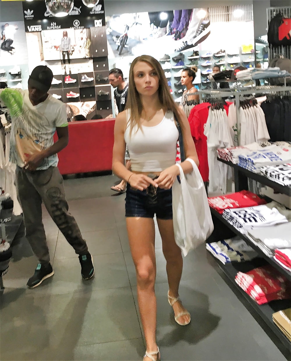 Sex 18yr old amazing tight and fit mall teen on 2 days image