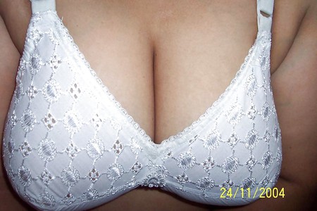 WIFE IN WHITE AND BLACK BRA