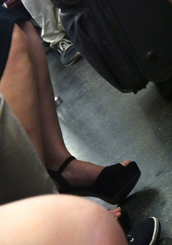 Candid mature in high heels photo #324418999