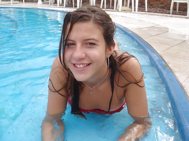 Sex Candi, young hot girl at pool image