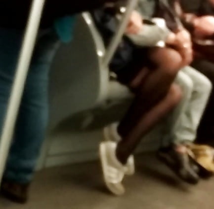 Sex Beauty Legs With Black Stockings (teen) candid image