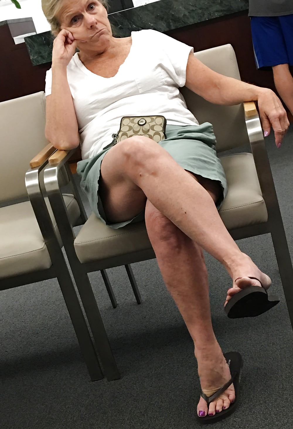 Sex Candid Feet and Legs, Mature image