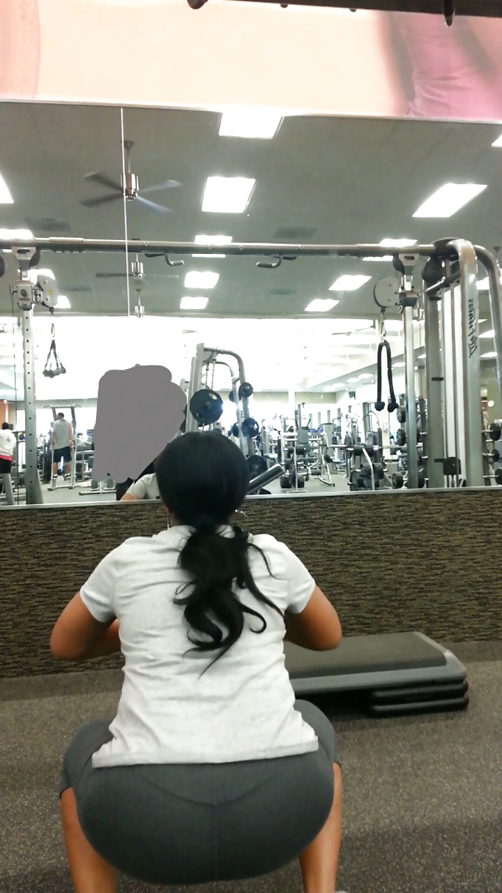 Sex wife working at the gym image