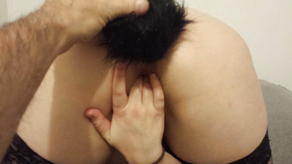 Sex cute girl bunny with tail fucking owner image