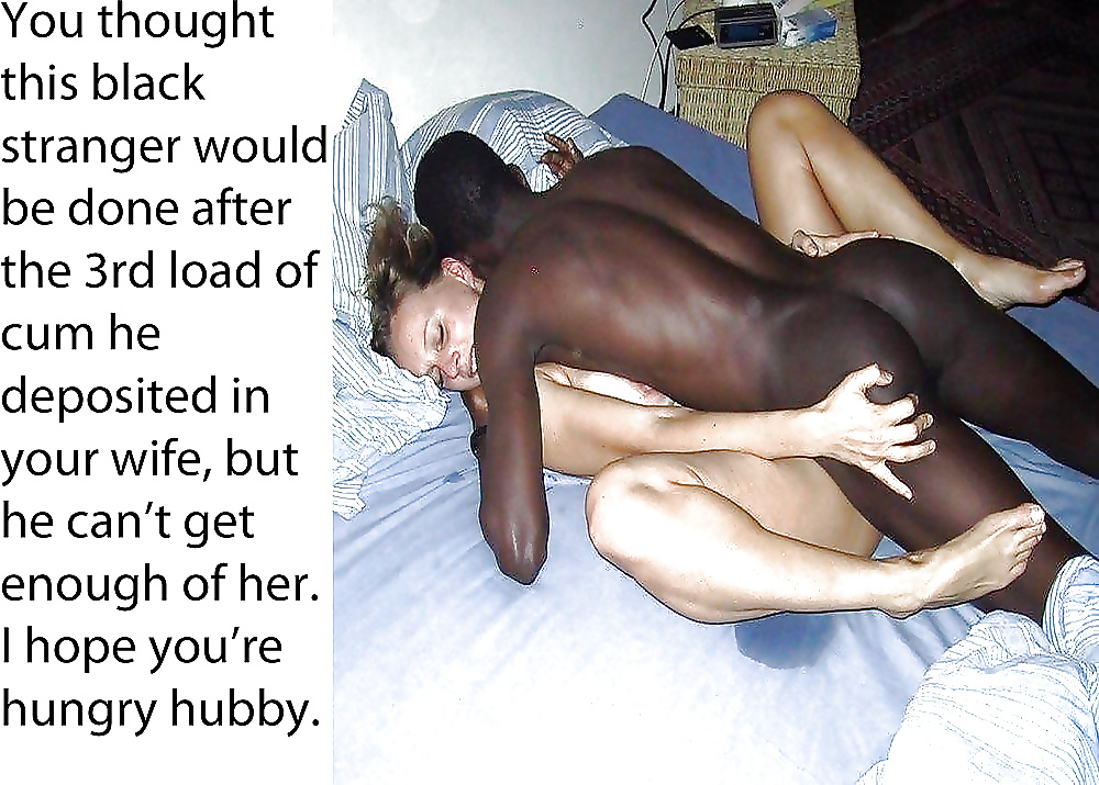 Sex Sissy & interracial Cuckold Captions 06 image