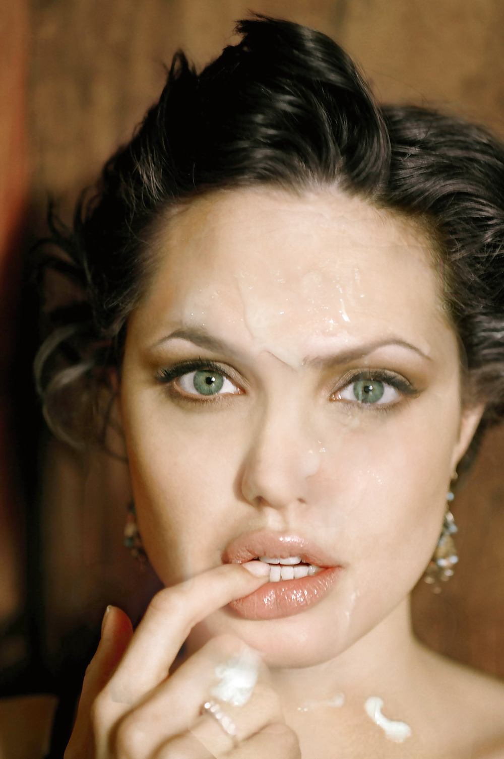 Angelina jolies facial cumshot