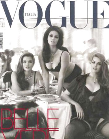 Tara Lynn, Plus-Size Models Voluptuous in Vogue