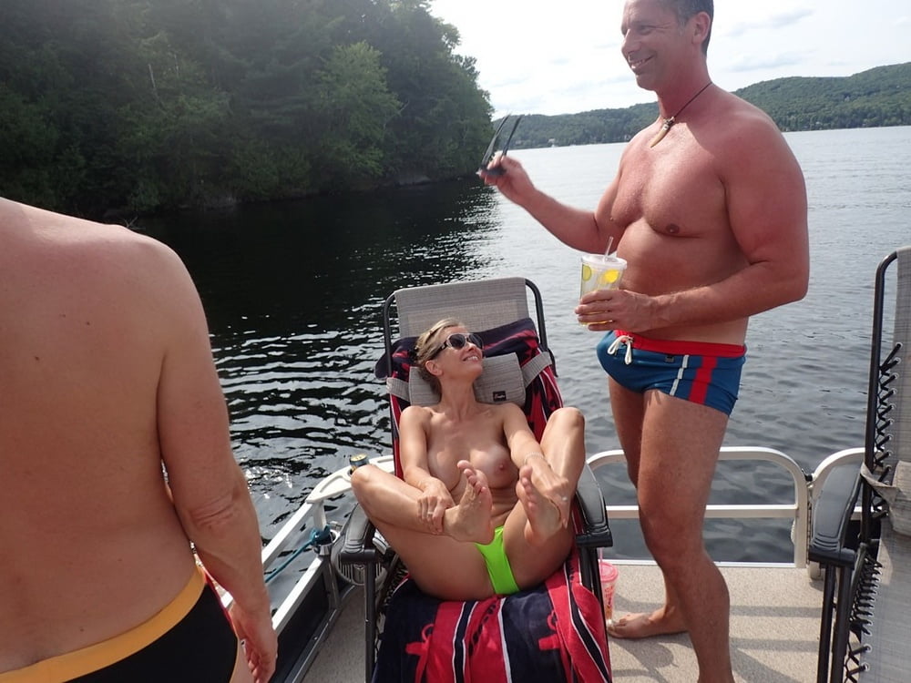 Sex Dirty Mature Friends Boating Orgy On An Lake image