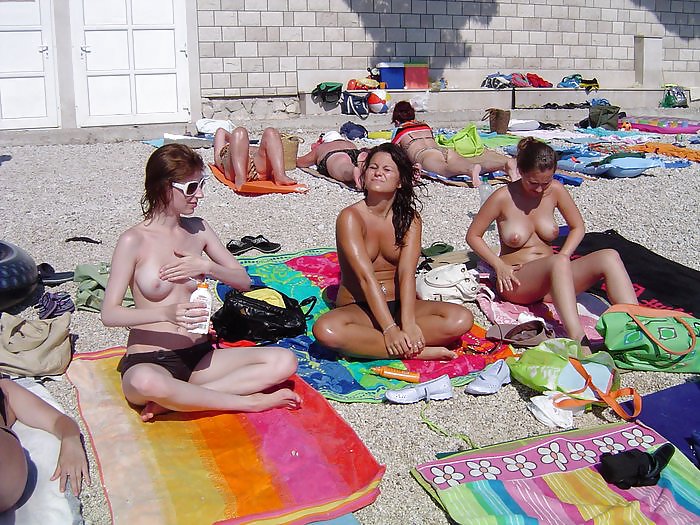 Sex Topless teens on the beach - COMMENT THEM DIRTY FOR MORE image