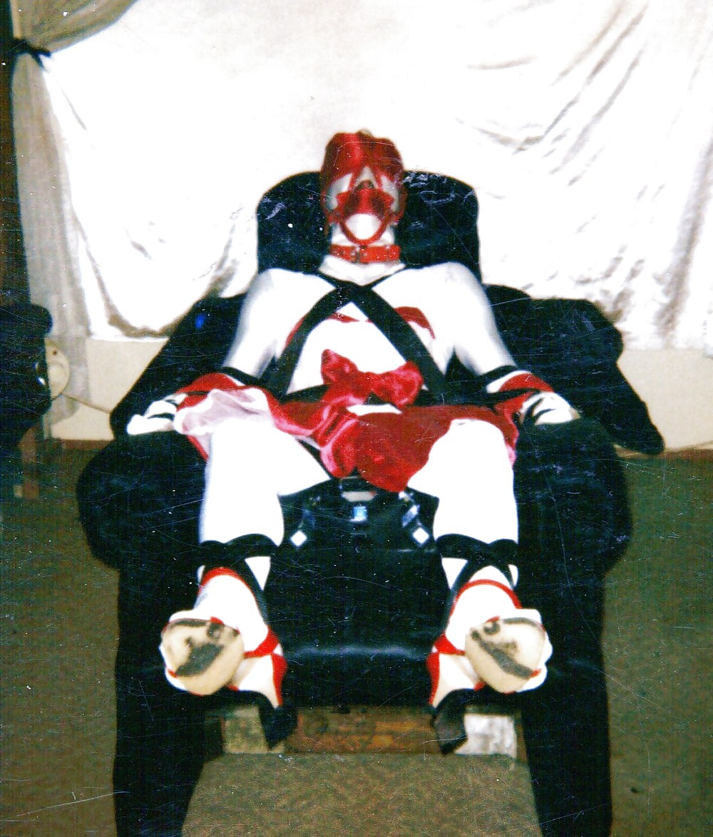 Sex Satin Chair Bondage image