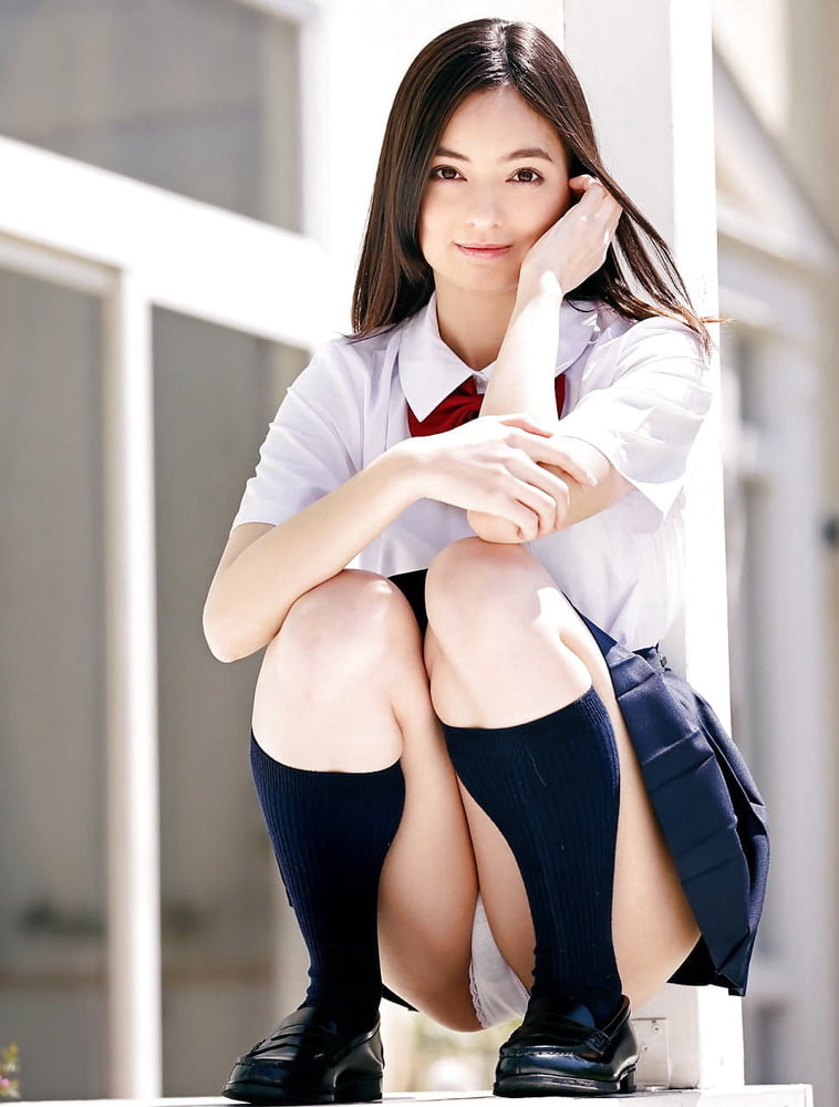 Schoolgirl girl petite tongue
