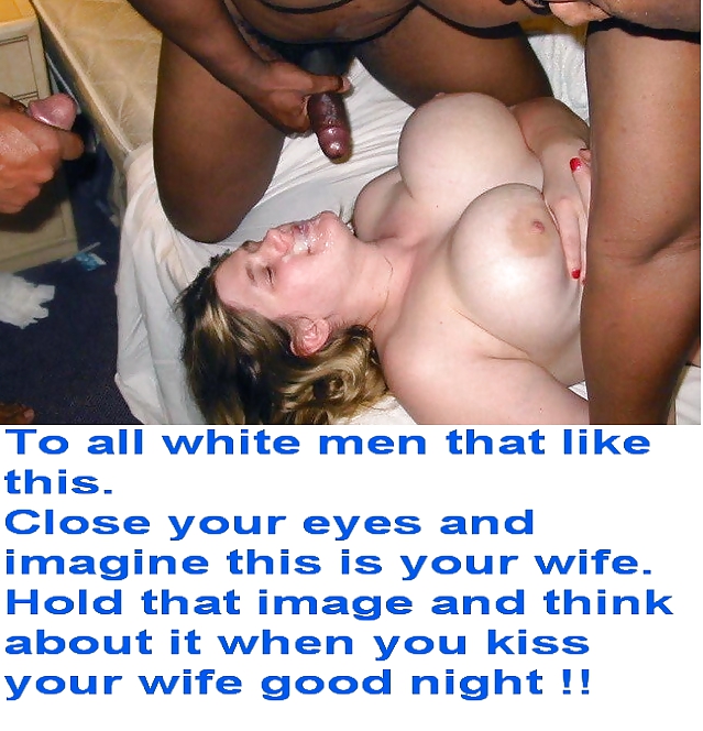 Sex White wives getting facial interracial image