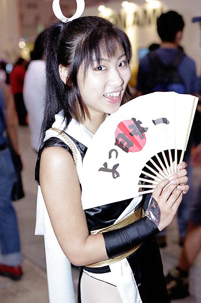 Sex Japanese costume player AI image