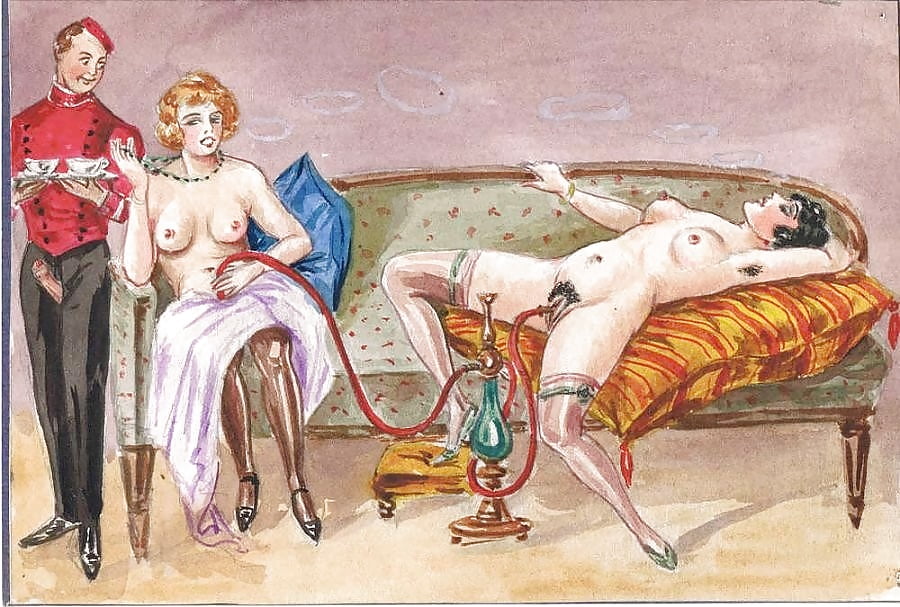 Porn drawings vintage Vintage cartoons