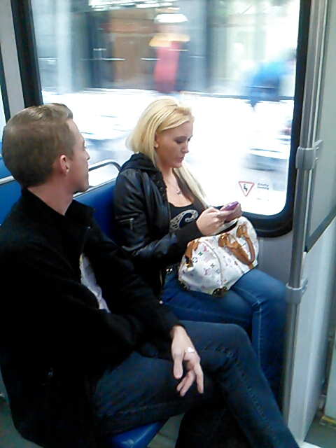 Sex Voyeur - More asses and a blond hottie on the train image