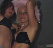 Sex Danish teens & women-129-130-nude dildo bra party cleavage image