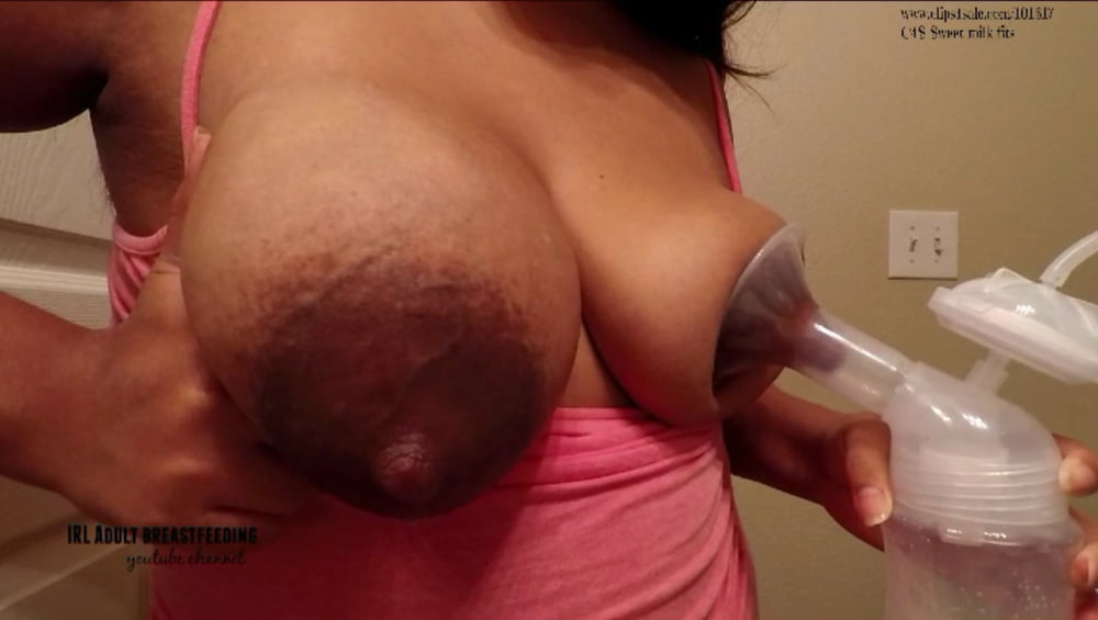 Mature mommy spraying lots of milk