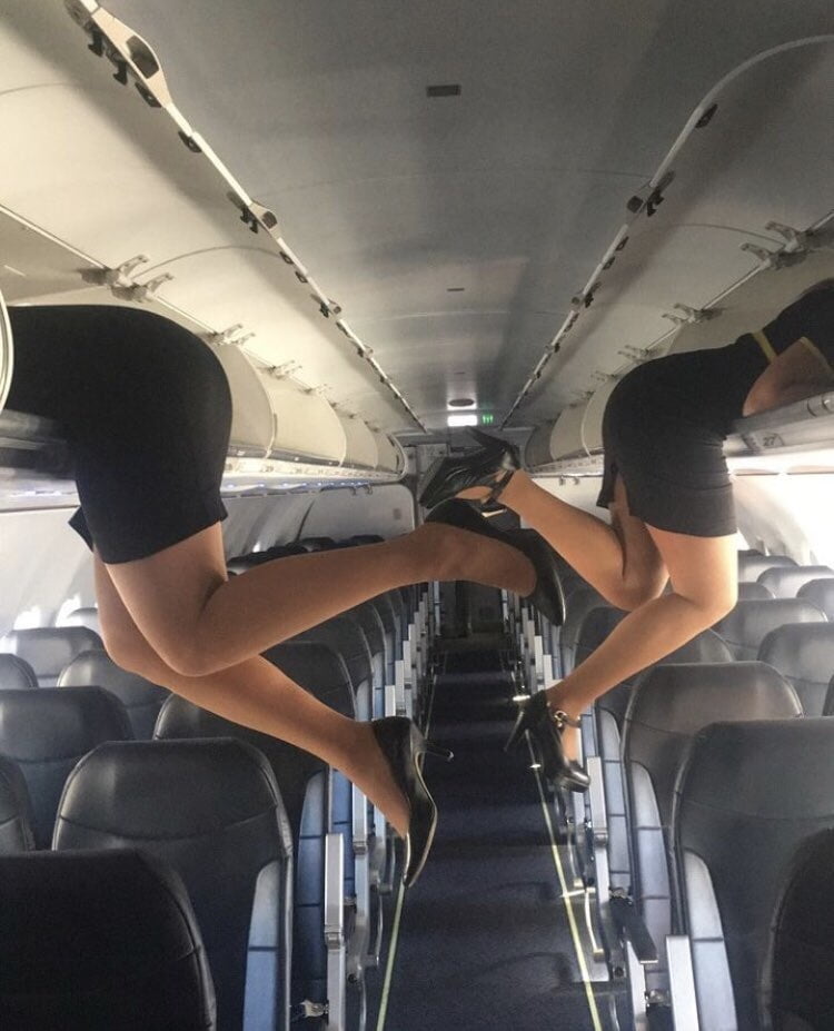 Mature Flight Attendants in Tights - 140 Photos 