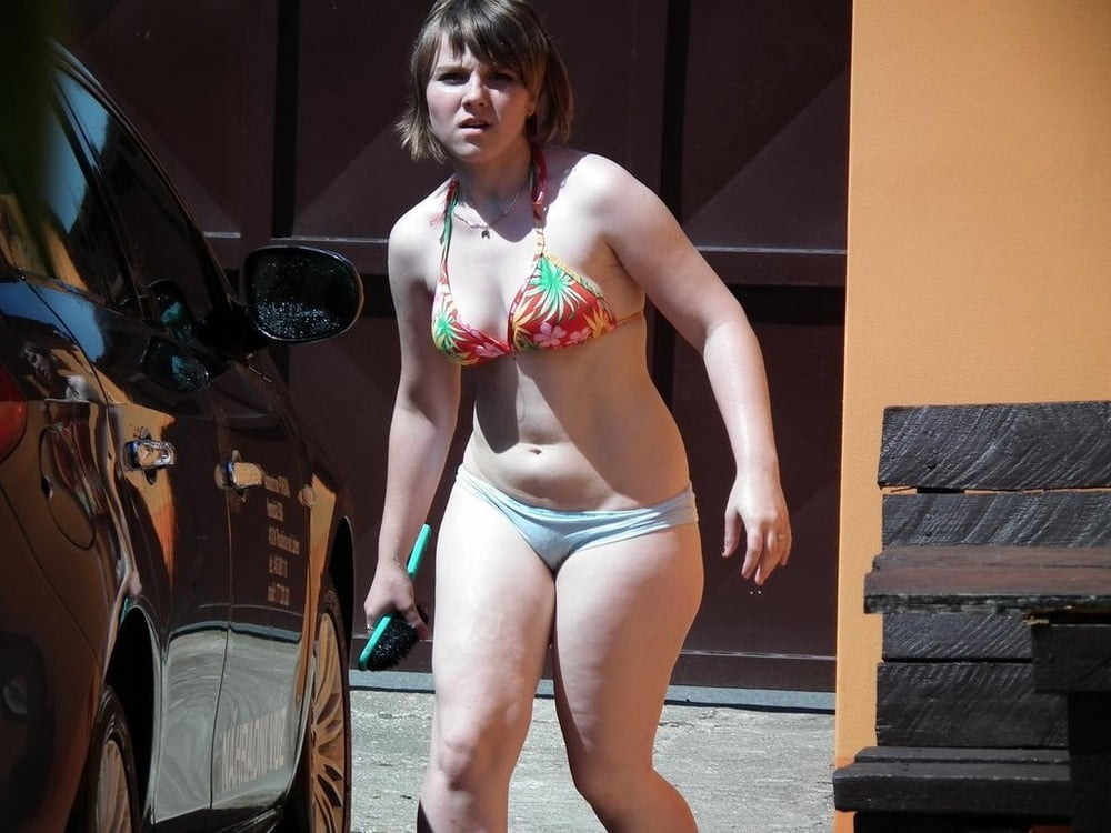 Sex German teen neigbour washes my car image