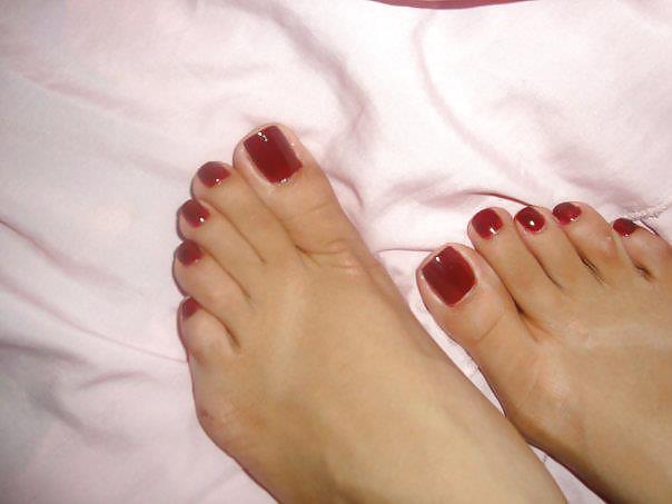 Sex sexy feet close up image