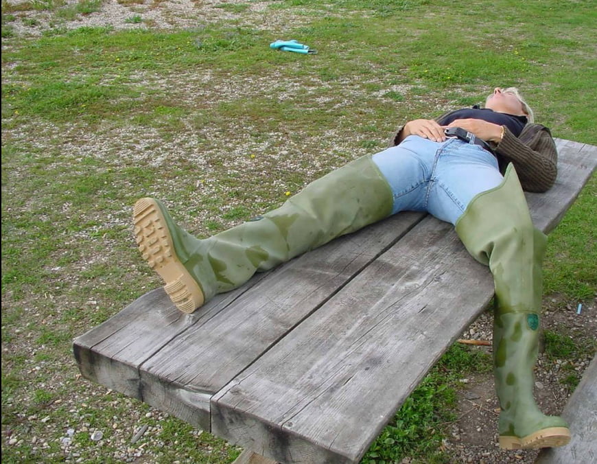 Ladies in waders ready to get wet - 72 Photos 