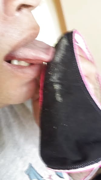 Sex sniffing dirty panties image