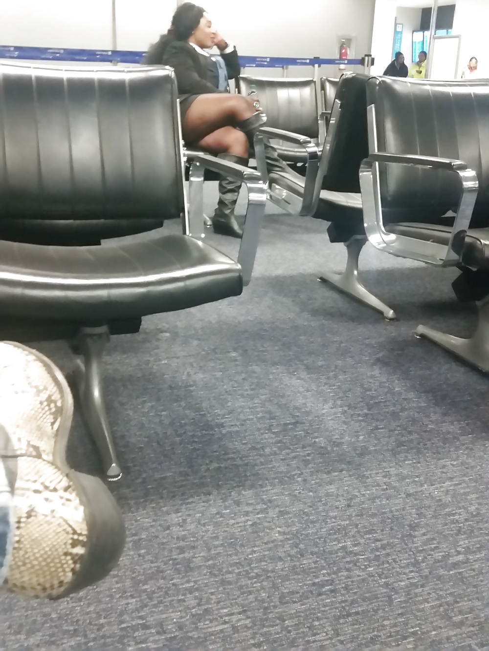 Sex sexy pantyhose legs from airports image